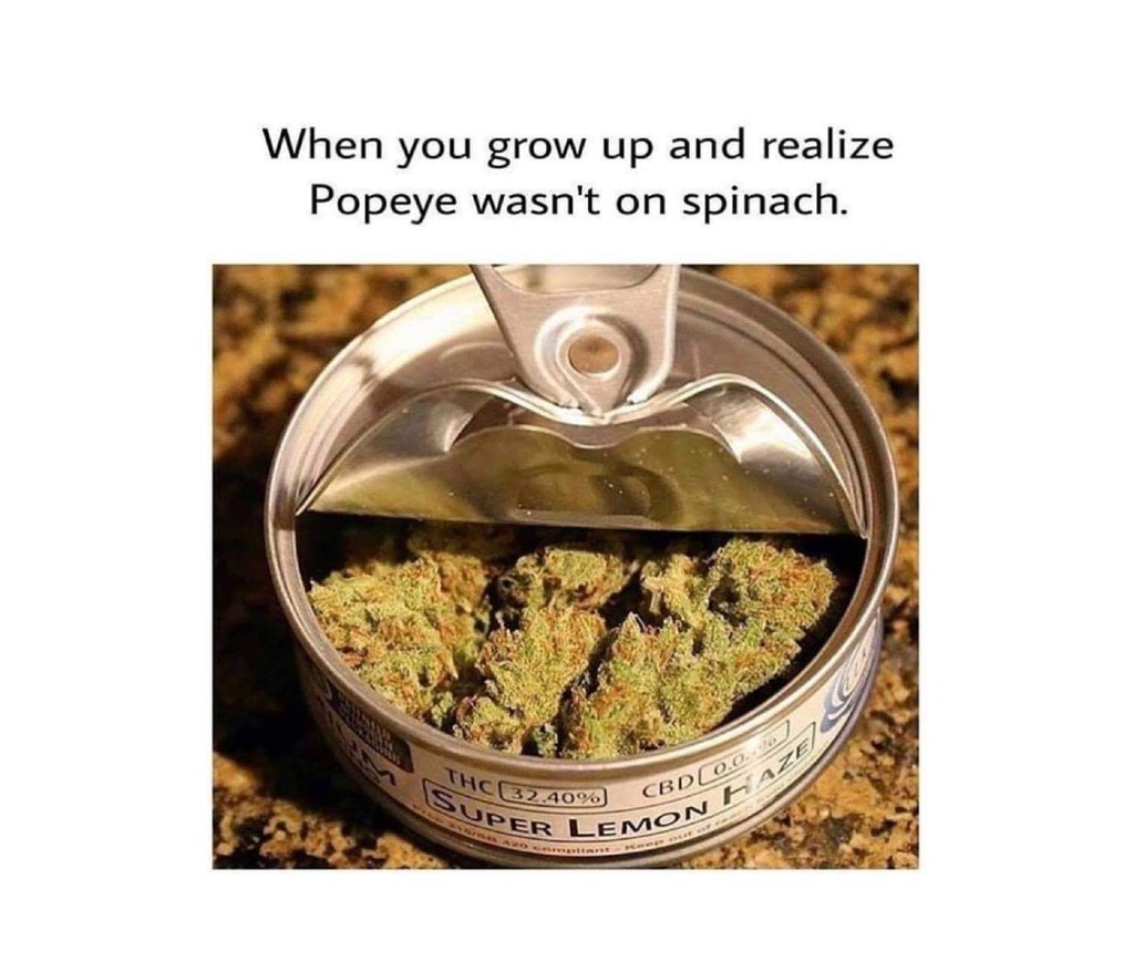popeye weed meme