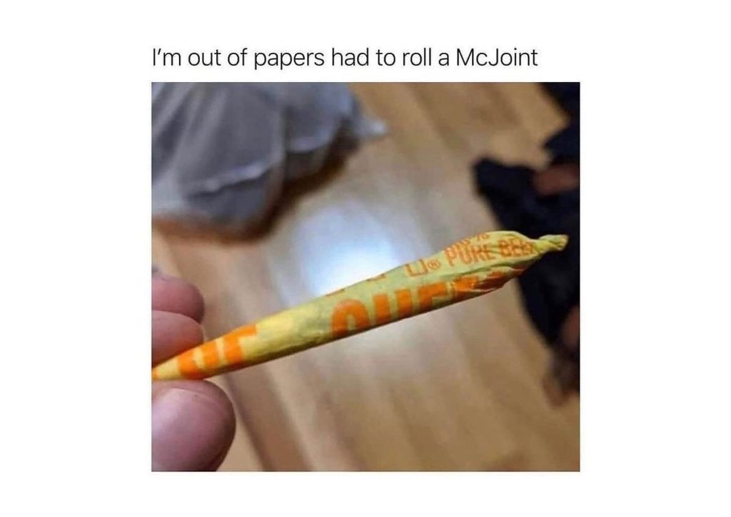 mcjoint weed meme