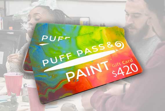 puff pass and paint class gift card