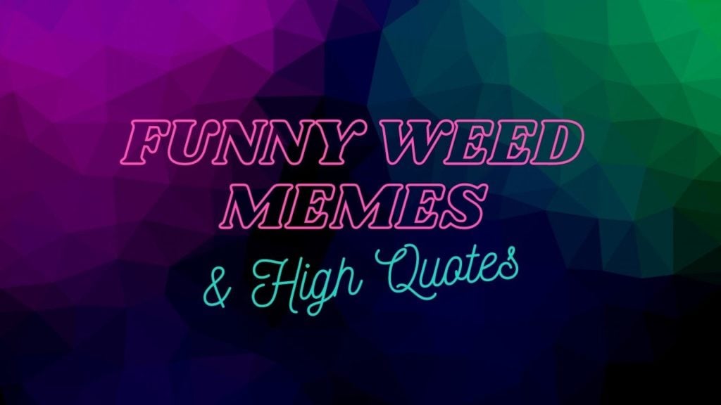 Funny Weed Memes & High Quotes