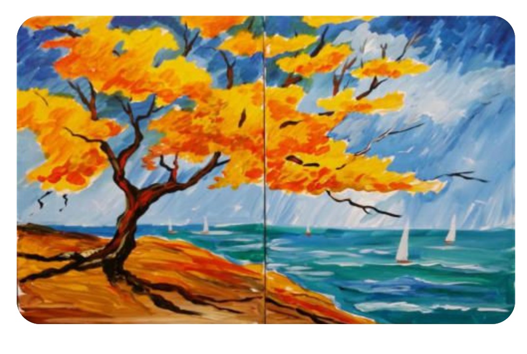 35+ Paint Night Ideas For Couples & Friends With a Twist of Weed & Wine
