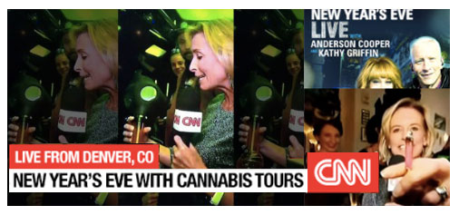 Puff pass Paint on CNN New years eve with Anderson Cooper